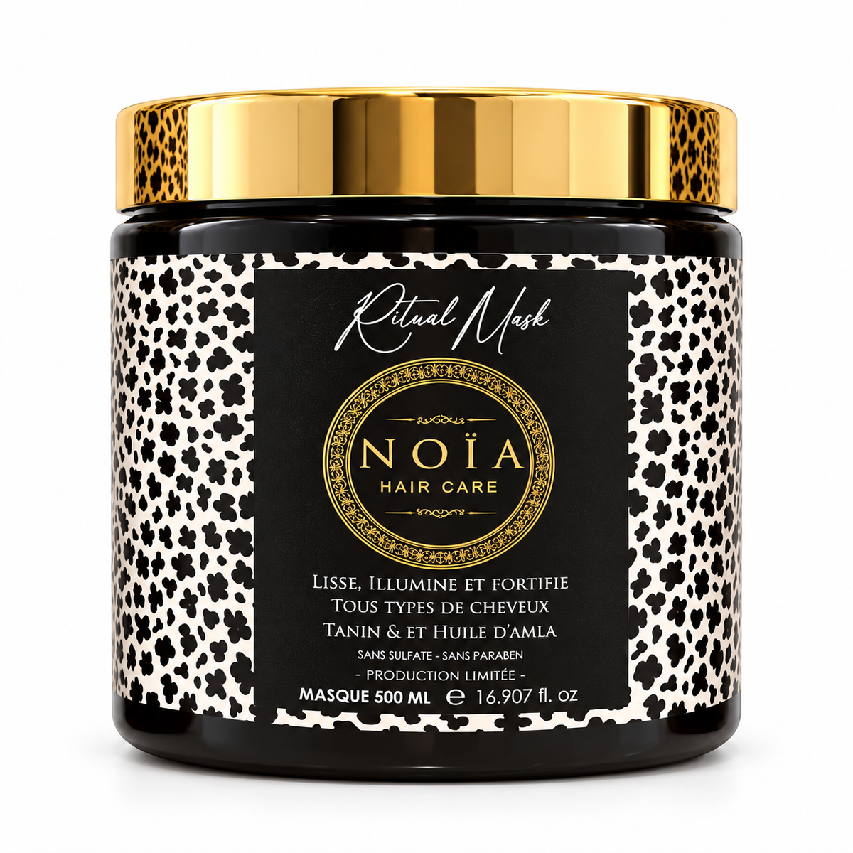 Masque Ritual NOÏA Hair Care 500 ml lifting capillaire au tanin et huile d'amla, lisse et illumine les cheveux