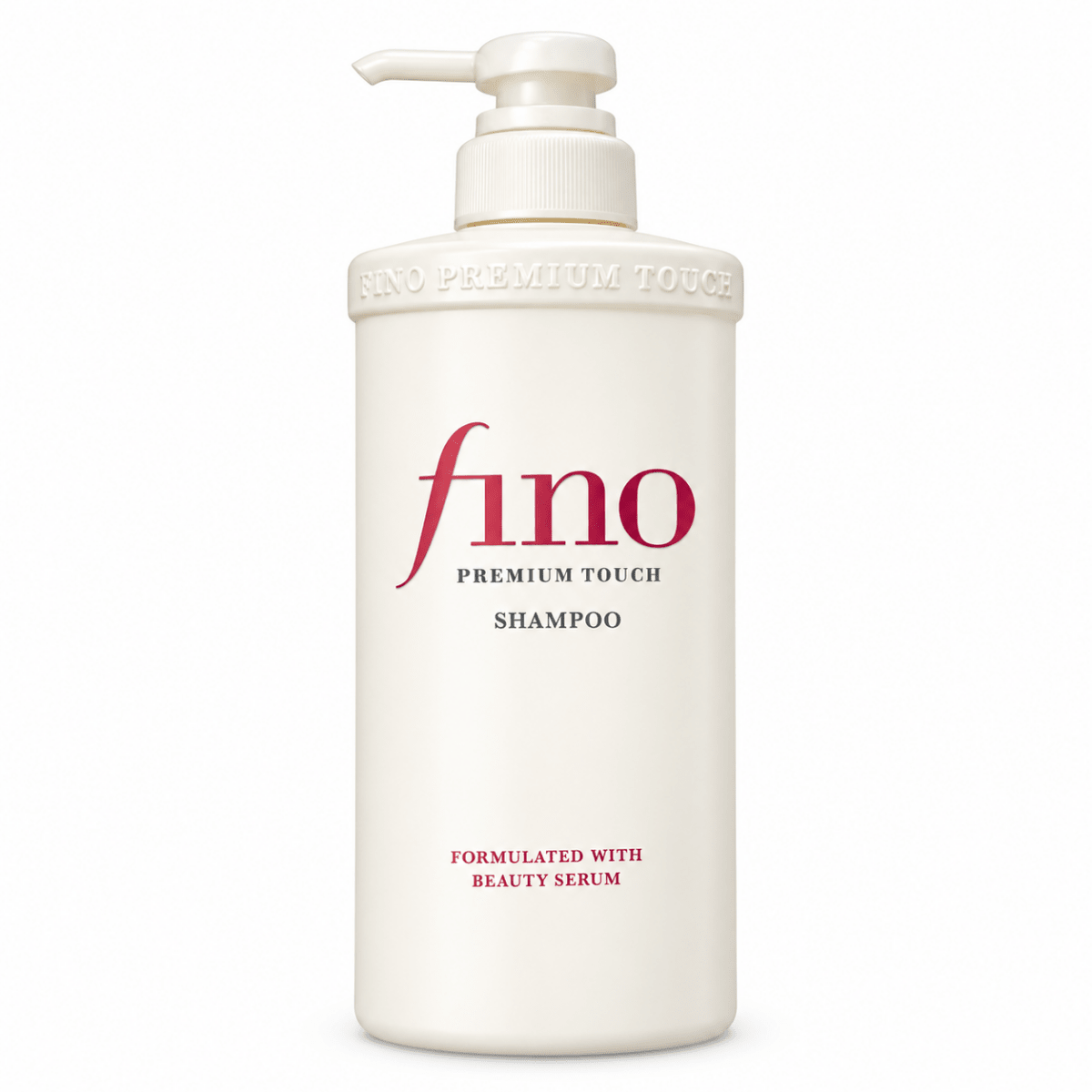 Shampoing Fino Premium Touch Shiseido 550 ml flacon pompe – soin japonais cheveux secs et abîmés