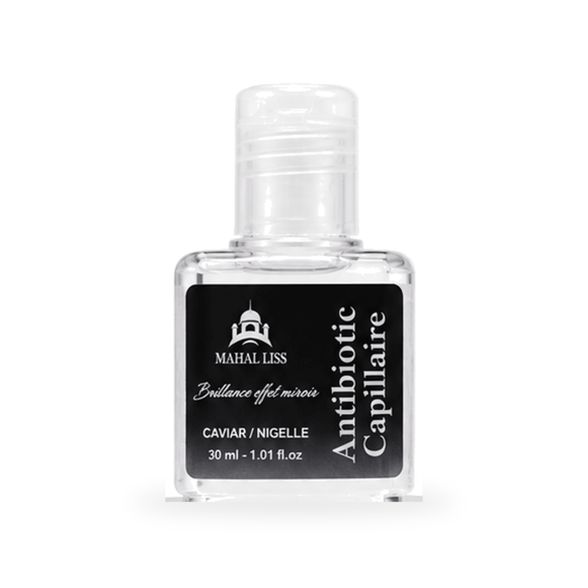Flacon Antibiotic Capillaire Caviar et Nigelle Mahal Liss 30 ml – brillance effet miroir