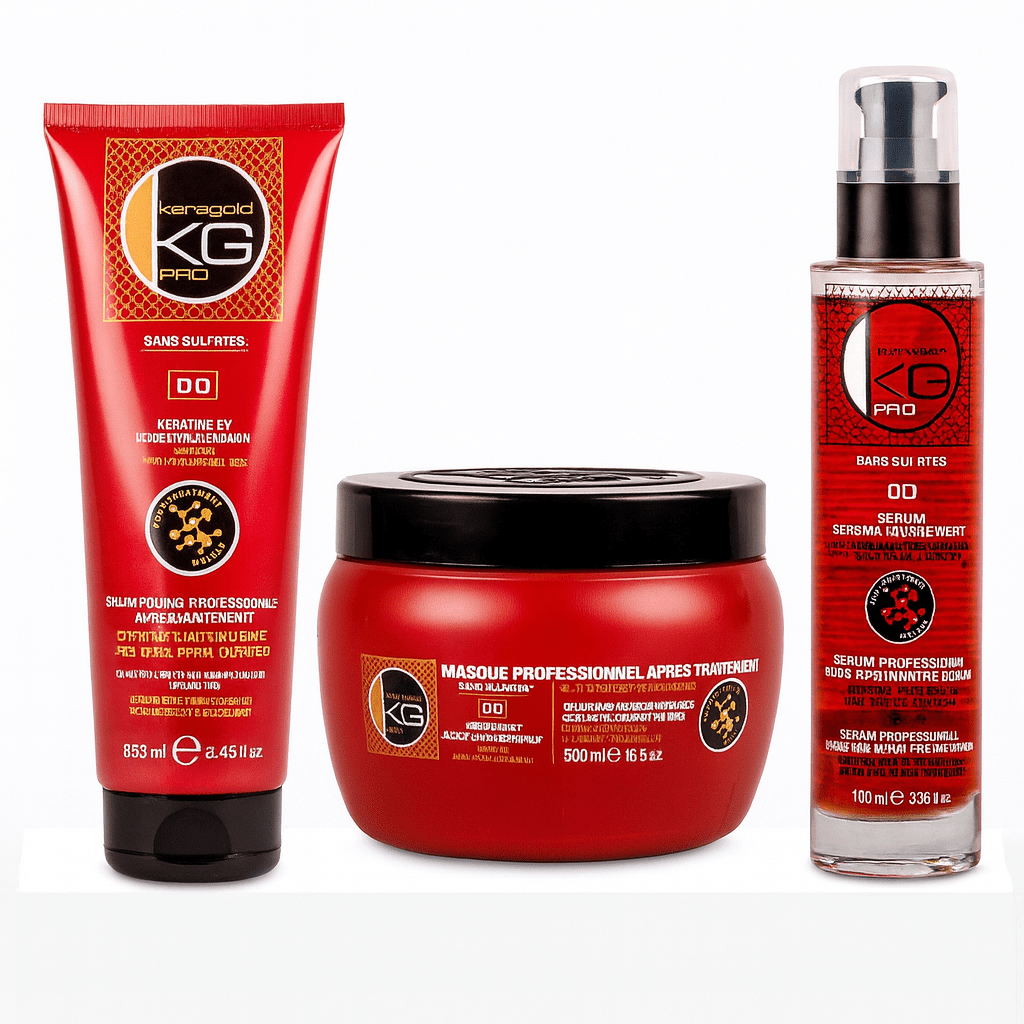 KIT SOIN PROFOND - KERAGOLD - KÉRATINE - ACID HYALURONIQUE - Cosmetichairshop